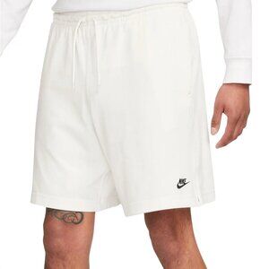 NWT Men's Nike Club Knit Shorts White Medium